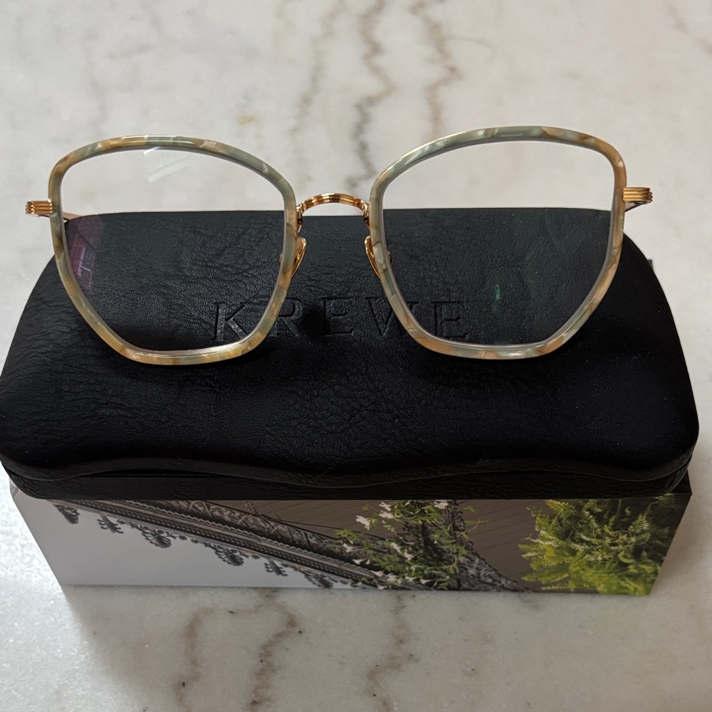 KREWE Square Glasses Skylar Pearlescent
